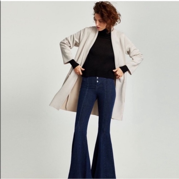 Zara “suede” Jacket with Pockets - Picture 2 of 8